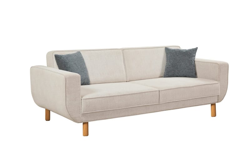 Austen 3-seters Sovesofa, Krem