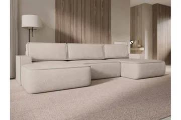 Avignon Sovesofa Dubbeldivan 5-sits - Beige - Møbler - Sofaer - Sovesofaer