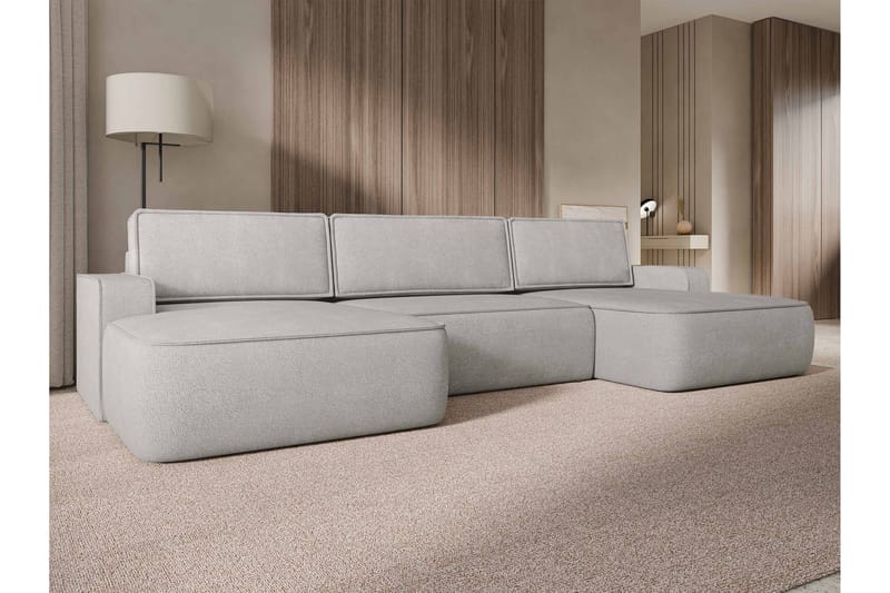 Avignon Sovesofa Dubbeldivan 5-sits - Grå - Møbler - Sofaer - Sovesofaer