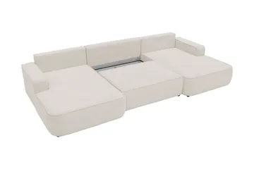 Avignon Sovesofa Dubbeldivan 5-sits - Hvit - Møbler - Sofaer - Sovesofaer