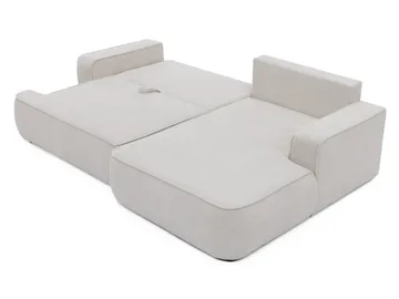 Avignon Sovesofa med sjeselong 3-seter - Grå - Møbler - Sofaer - Sovesofaer