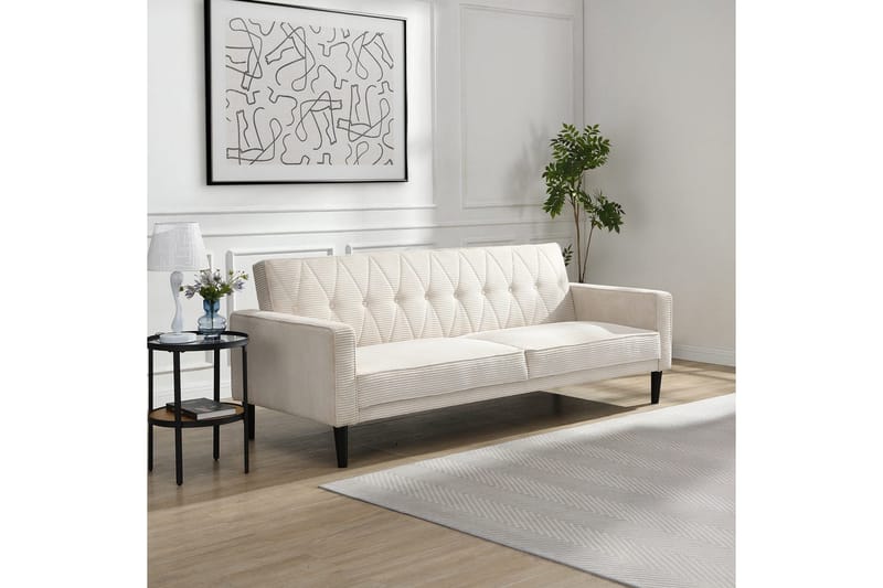 Avon Sovesofa 3-seter - Hvit - Møbler - Sofaer - Sovesofaer