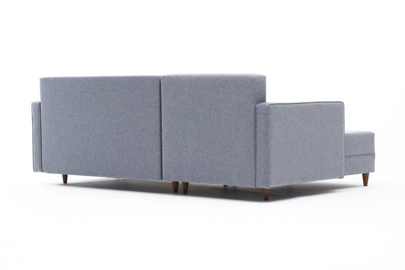 Aydama Sovesofa m. Divan 4-seters 192x135 - Blå - Møbler - Sofaer - Sovesofaer