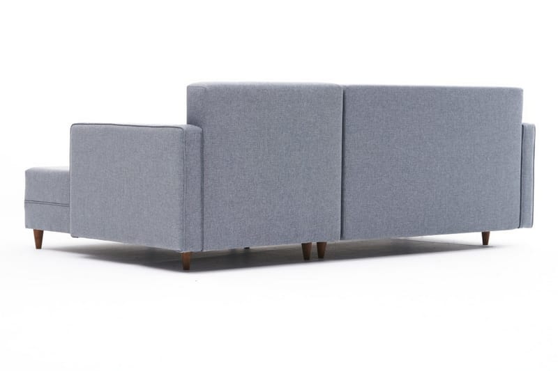 Aydama Sovesofa m. Divan 4-seters 192x135 - Blå - Møbler - Sofaer - Sovesofaer