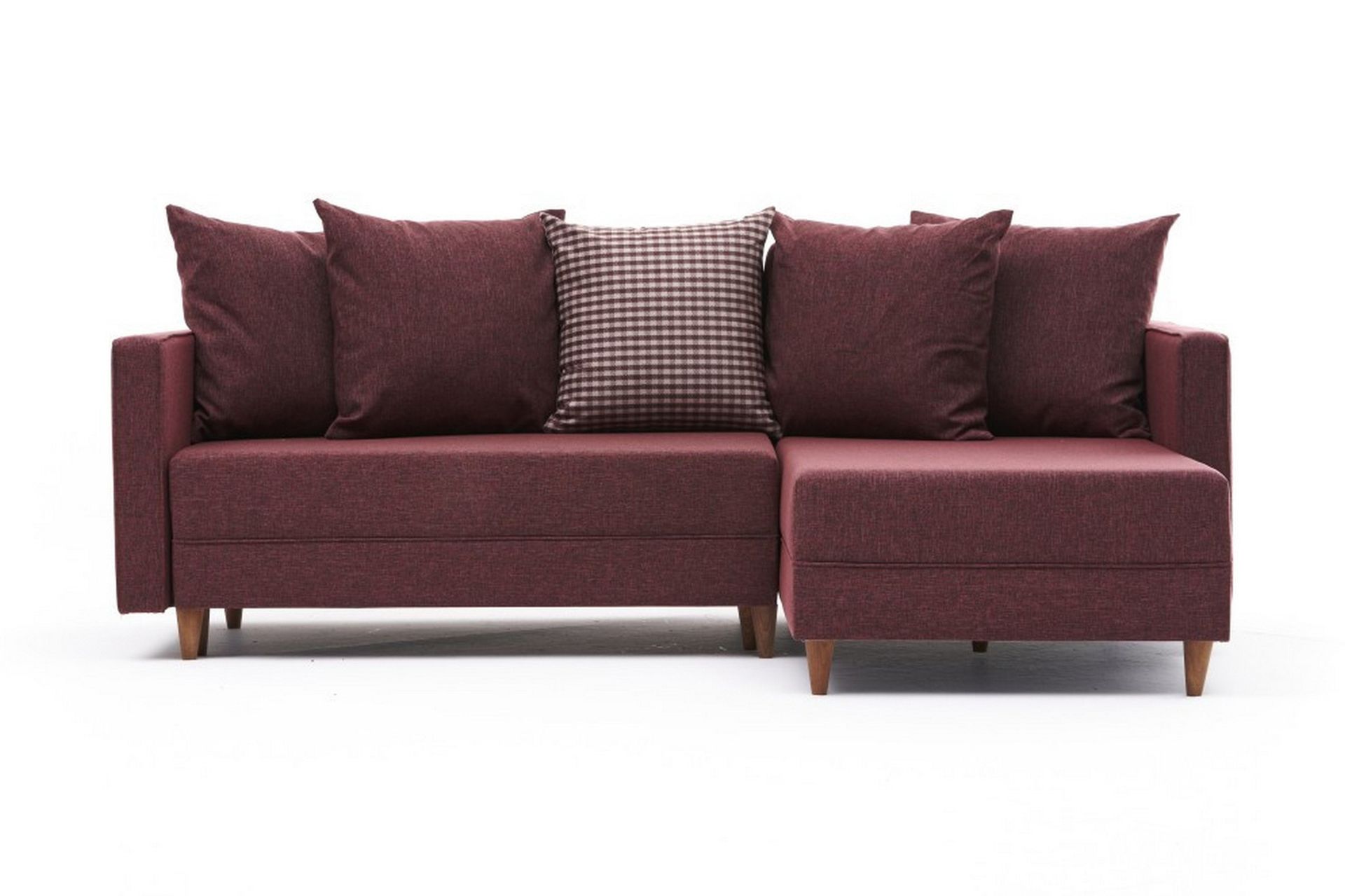 Aydama Sovesofa m. Divan 4-seters 192x135 - Rød - Møbler - Sofaer - Sovesofaer