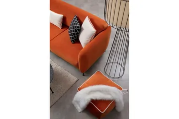 Azeriah Sovesofa med Divan Venstre - Oransje - Møbler - Sofaer - Sovesofaer