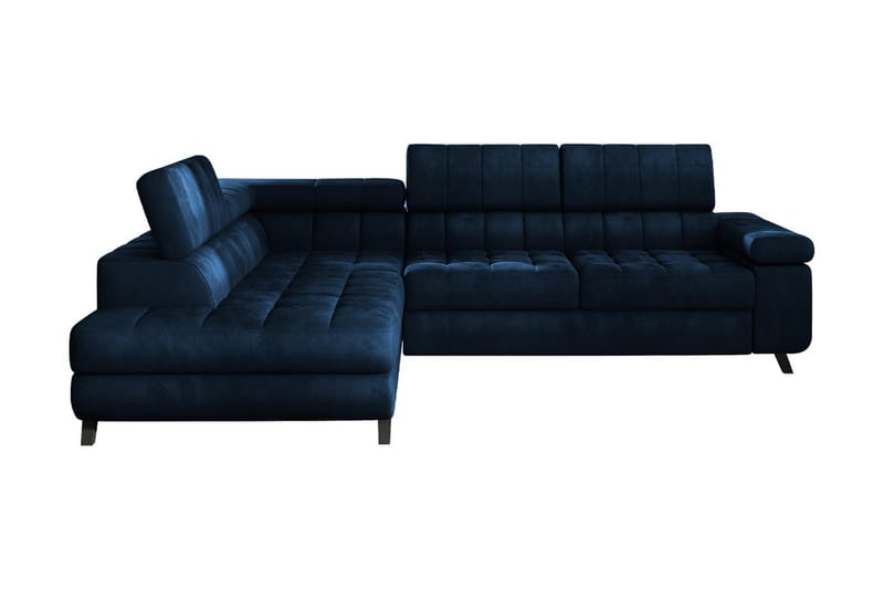 Azoulay Hjørnesofa Venstre - Mørkeblå - Møbler - Sofaer - Sovesofaer