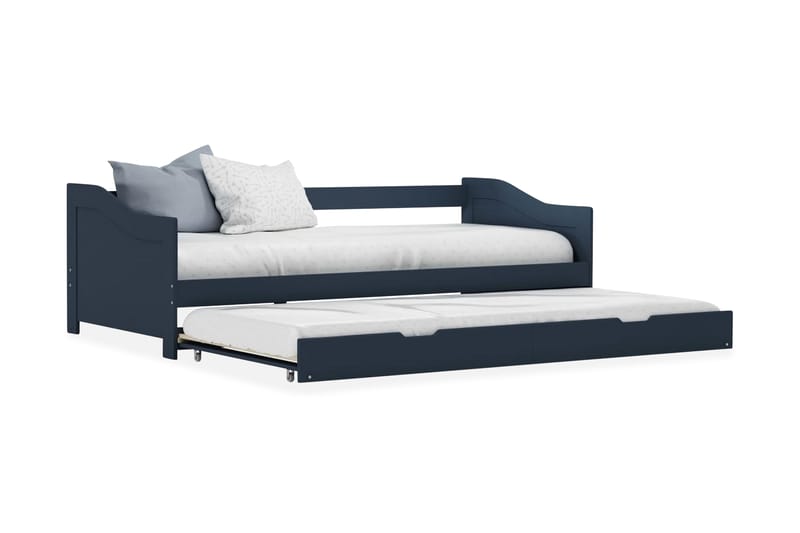 Bäddsoffa ram grå furu 90x200 cm - Grå - Møbler - Sofaer - Sovesofaer