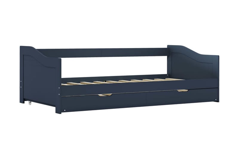 Bäddsoffa ram grå furu 90x200 cm - Grå - Møbler - Sofaer - Sovesofaer