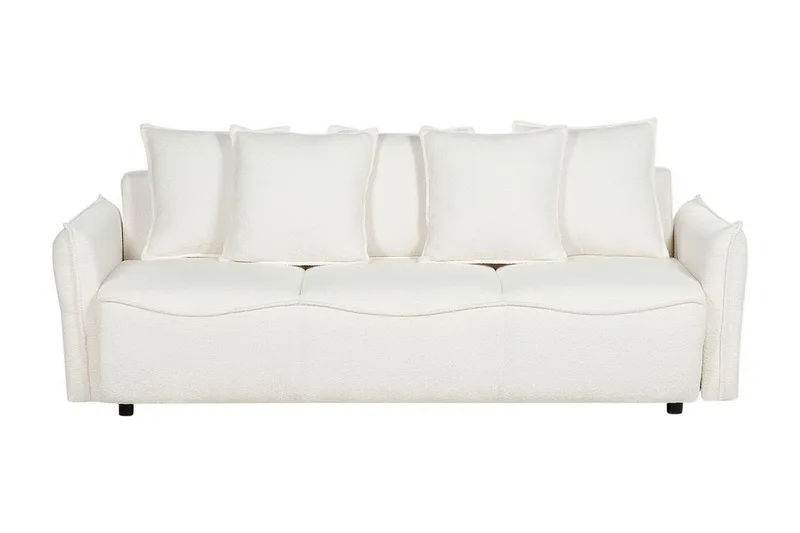 Bäddsoffa Vit, Svart, undefined
