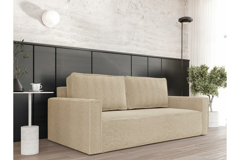 Bandon 2-seters Sovesofa - Beige - Møbler - Sofaer - Sovesofaer