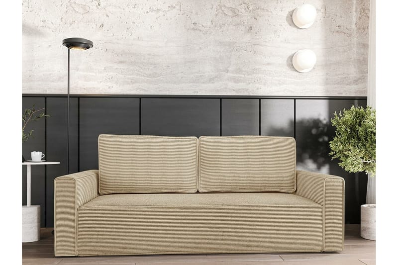 Bandon 2-seters Sovesofa - Beige - Møbler - Sofaer - Sovesofaer