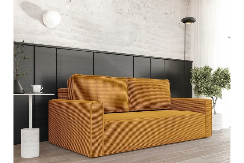 Bandon 2-seters Sovesofa - Mørkegul - Møbler - Sofaer - Sovesofaer