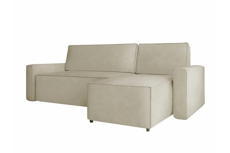 Bandon 3-seters Hjørnesovesofa - Beige - Møbler - Sofaer - Sovesofaer