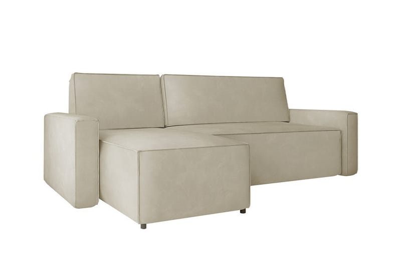 Bandon 3-seters Hjørnesovesofa - Beige - Møbler - Sofaer - Sovesofaer