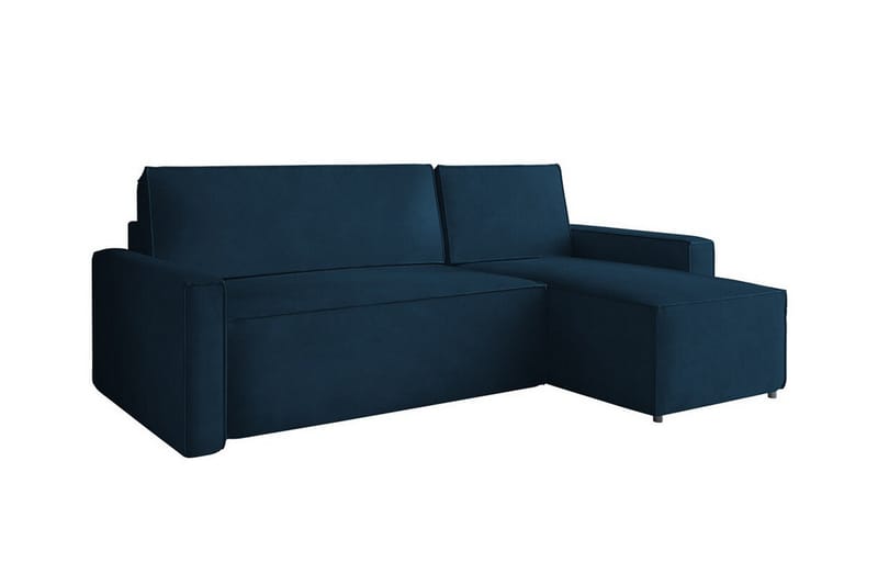 Bandon 3-seters Hjørnesovesofa - Blå - Møbler - Sofaer - Sovesofaer