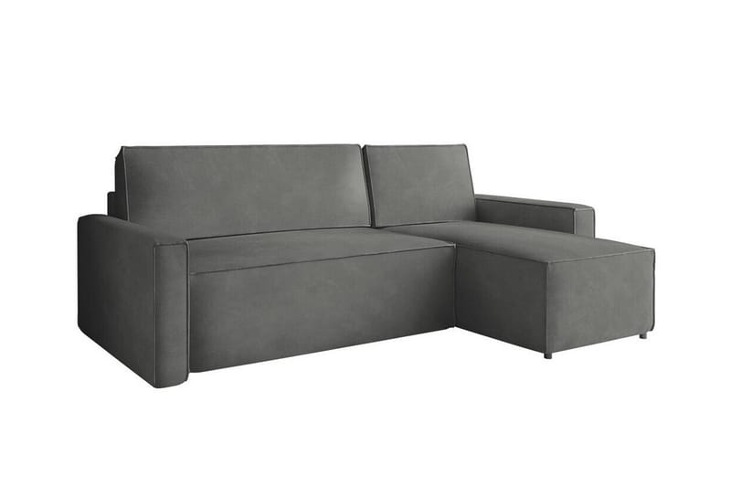 Bandon 3-seters Hjørnesovesofa - Grå - Møbler - Sofaer - Sovesofaer