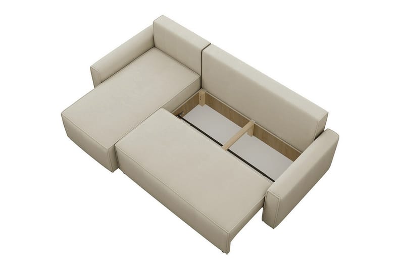 Bandon 3-seters Hjørnesovesofa - Svart - Møbler - Sofaer - Sovesofaer
