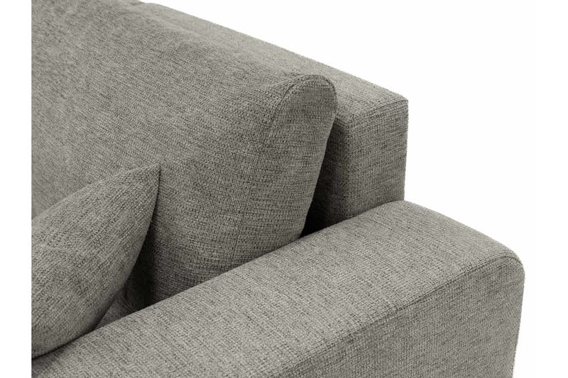 Barile Sovesofa med Dobbel Sjeselong 4-seter i Plysj - Brun - Møbler - Sofaer - Sovesofaer