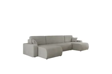 Barile Sovesofa med Dobbel Sjeselong 4-seter i Plysj