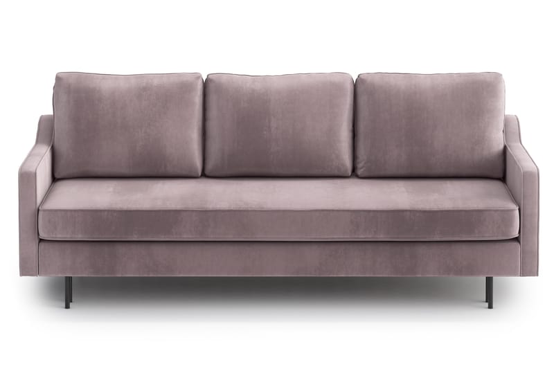 Barsta 3-seter Sovesofa - Rosa - Sovesofaer - 3 seters sovesofa