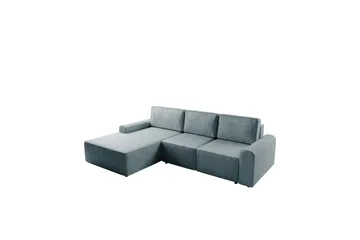 Bella Sovesofa med Sjeselong 3-seter i Plysj