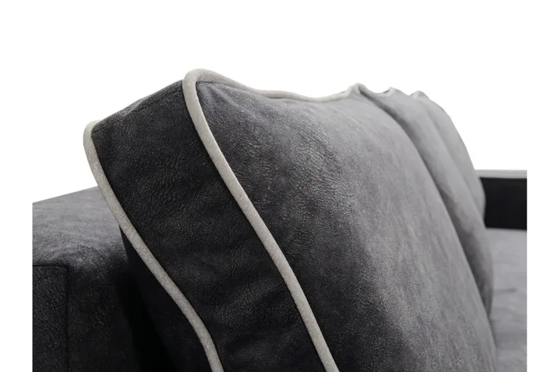 Beno 3-seters Sovesofa 143x200 cm med Oppbevaring i Stoff - Brun - Møbler - Sofaer - Sovesofaer