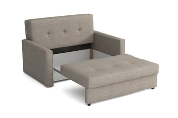 Bensbyn 2-seter Sovesofa 112x196 cm med Oppbevaring i Stoff - Grå - Møbler - Sofaer - Sovesofaer