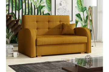 Bensbyn 2-seter Sovesofa 112x196 cm med Oppbevaring i Stoff - Gul - Møbler - Sofaer - Sovesofaer