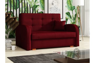 Bensbyn 2-seter Sovesofa 112x196 cm med Oppbevaring i Stoff - Rød - Møbler - Sofaer - Sovesofaer