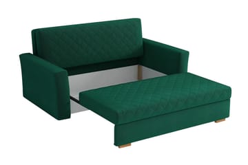 Bensbyn 2-seter Sovesofa 132x196 cm Sovbar Diamantsteppet i Stoff - Grå - Møbler - Sofaer - Sovesofaer