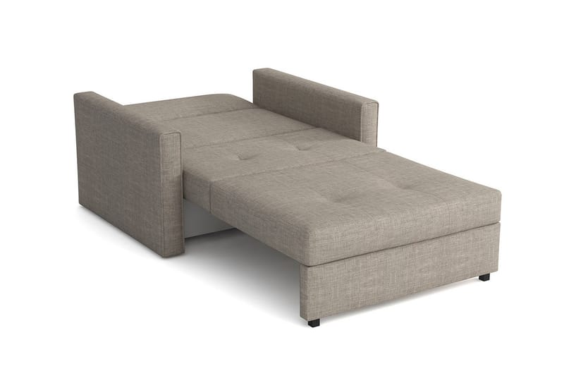Bensbyn 2-seter Sovesofa 80x196 cm med Oppbevaring i Stoff - Grå - Møbler - Sofaer - Sovesofaer