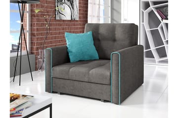 Bensbyn 2-seter Sovesofa 80x196 cm med Oppbevaring i Stoff - Grå - Møbler - Sofaer - Sovesofaer