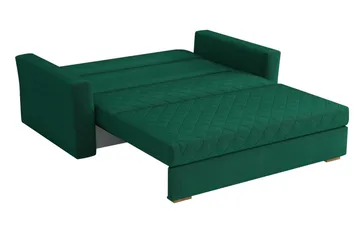 Bensbyn 3-seters Sovesofa Rutetemønster - Fløyel/Svart - Møbler - Sofaer - Sovesofaer