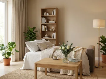 Bergen Ekstra dyp, 3-seters sovesofa med oppbevaring - Brun - Møbler - Sofaer - Sovesofaer