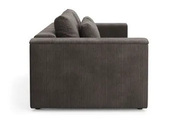 Bergen Ekstra dyp, 3-seters sovesofa med oppbevaring i manchester - Taupe - Møbler - Sofaer - Sovesofaer