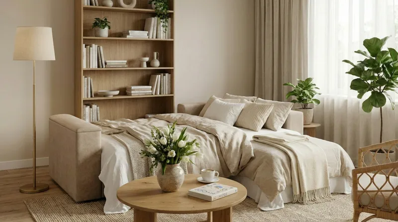 Bergen Ekstra dyp, 3-seters sovesofa med vendbar sjeselong og oppbevaring - Beige - Møbler - Sofaer - Sovesofaer