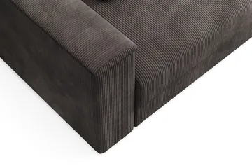 Bergen Ekstra dyp, 3-seters sovesofa med vendbar sjeselong og oppbevaring i manchester - Taupe - Møbler - Sofaer - Sovesofaer