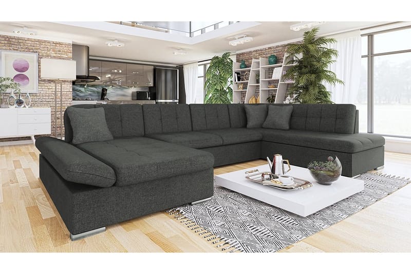 Bergen U-sovesofa 345x205x77 cm - Møbler - Sofaer - Sovesofaer