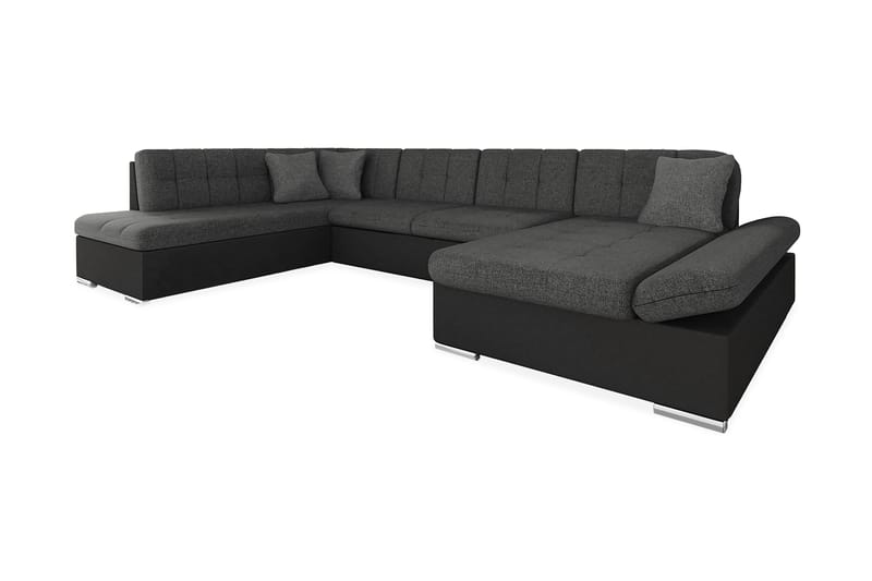 Bergen U-sovesofa 345x205x77 cm - Sovesofaer - Sovesofa divan - Skinnsofaer