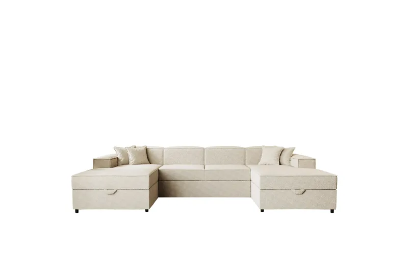 Bizantine Sovesofa Dobbel Divan 4-Seter, Beige