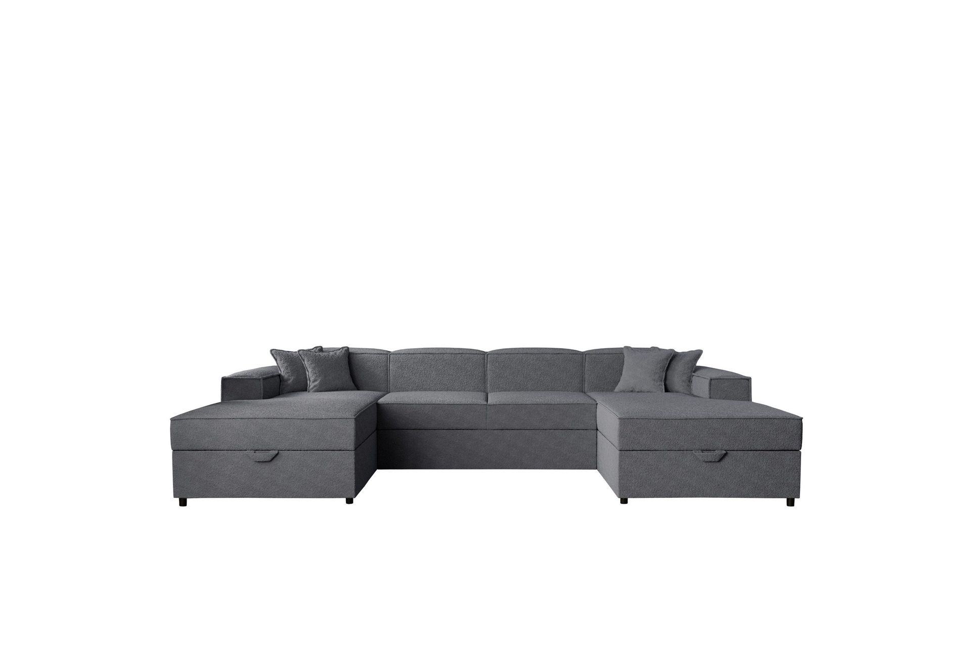 Bizantine Sovesofa Dobbel Divan 4-Seter - Grå