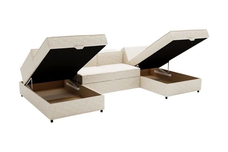 Bizantine Sovesofa Dobbel Divan 4-Seter - Grønn - Møbler - Sofaer - Sovesofaer