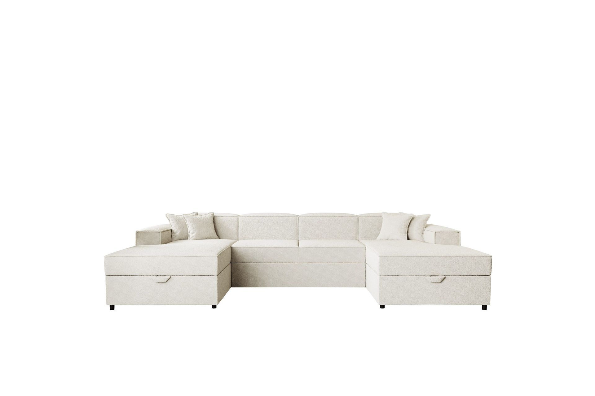 Bizantine Sovesofa Dobbel Divan 4-Seter - Hvit