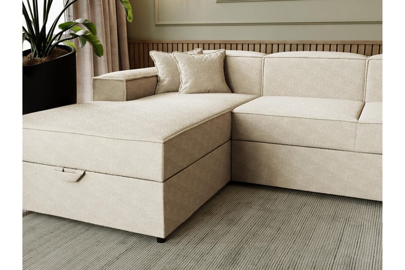 Bizantine Sovesofa Dobbel Divan 4-Seter - Rosa - Møbler - Sofaer - Sovesofaer