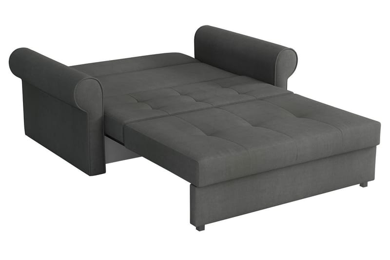 Bliaka 2-seters Sovesofa - Fløyel/Svart - Møbler - Sofaer - Sovesofaer