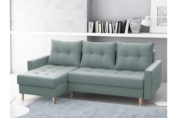 Bodo Divansovesofa 222x140x90 cm - Grå - Møbler - Sofaer - Sovesofaer