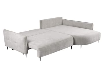 Bornalle 3-seters sovesofa med divan - grå - Møbler - Sofaer - Sovesofaer