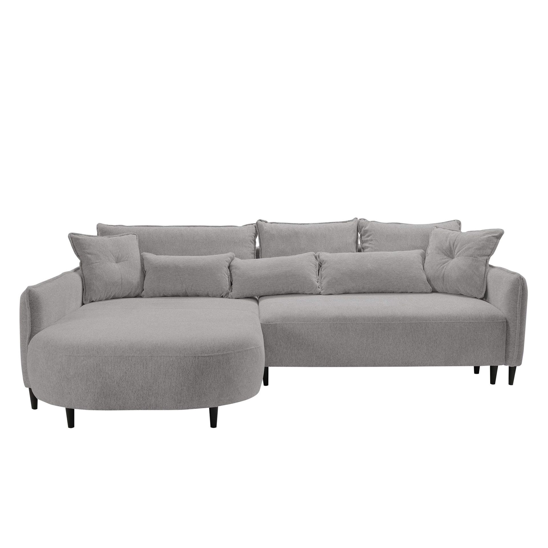 Bornalle 3-seters sovesofa med divan - grå