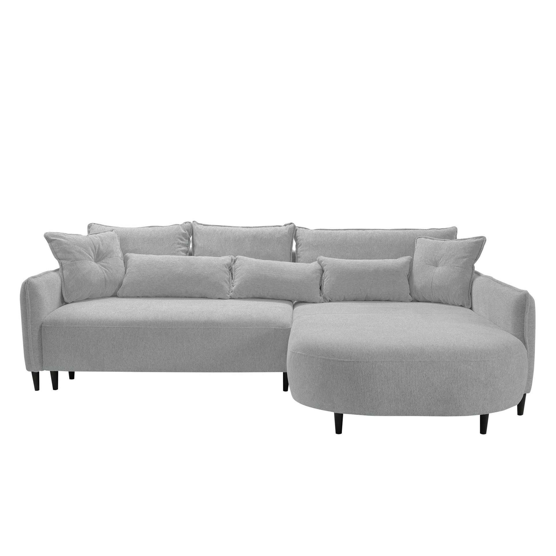Bornalle 3-seters sovesofa med divan - grå